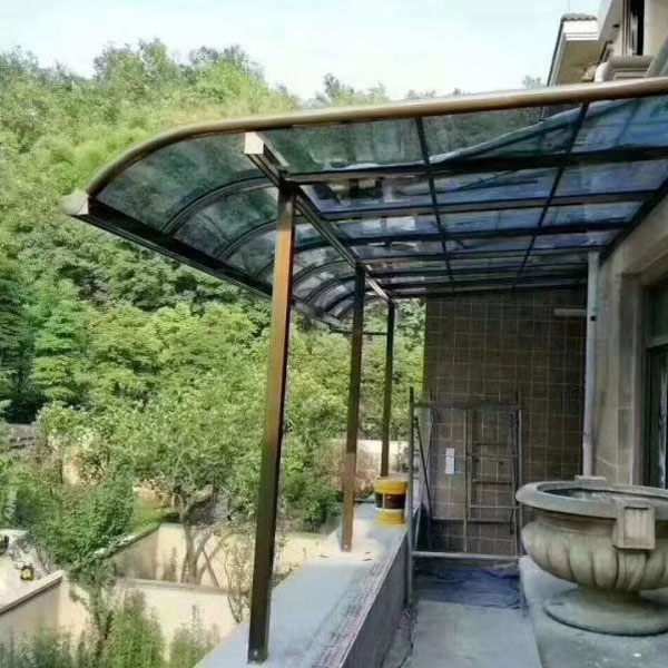 Tenda da sole per gazebo in alluminio antipioggia per atrio